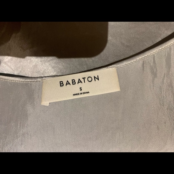 Aritzia Babaton Beck Silver Mini Dress - Picture 13 of 13